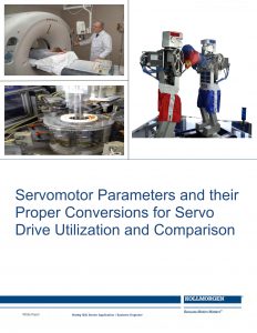 Kollmorgen Servomotor Parameters and their Proper Conversions for Servo Drive Utilization and Comparison